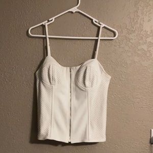 Cream spaghetti strap top large